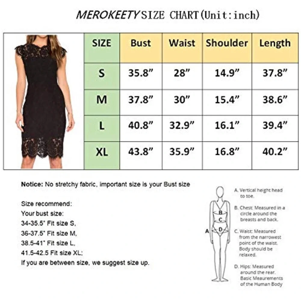 Women's Sleeveless Lace Floral Dress Crew Neck - Picture 7 of 16